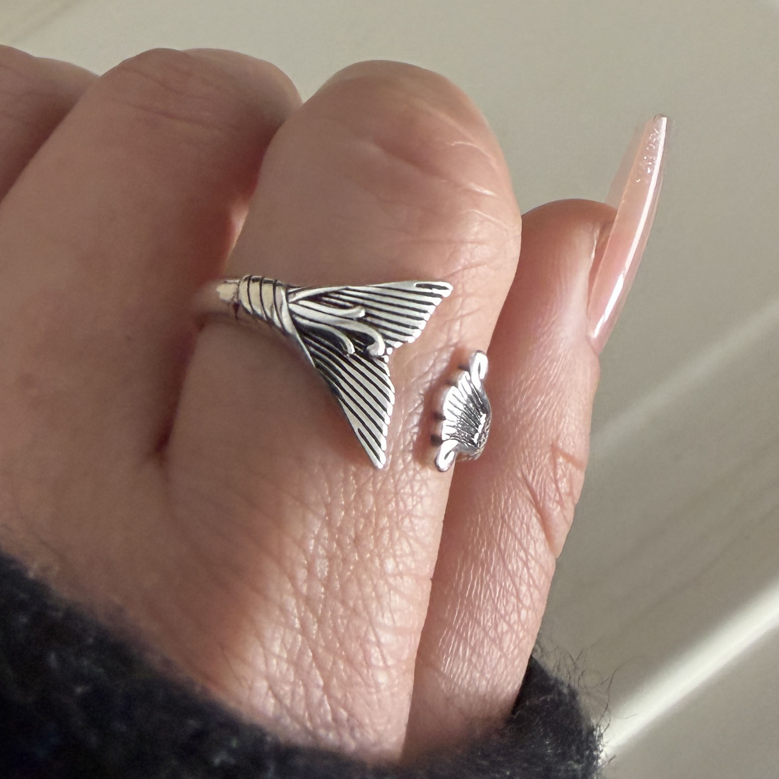 BF CLUB 925 แหวนสเตอร์ลิงสำหรั - Statement Cocktail Ring บทวิจารณ์และราคา