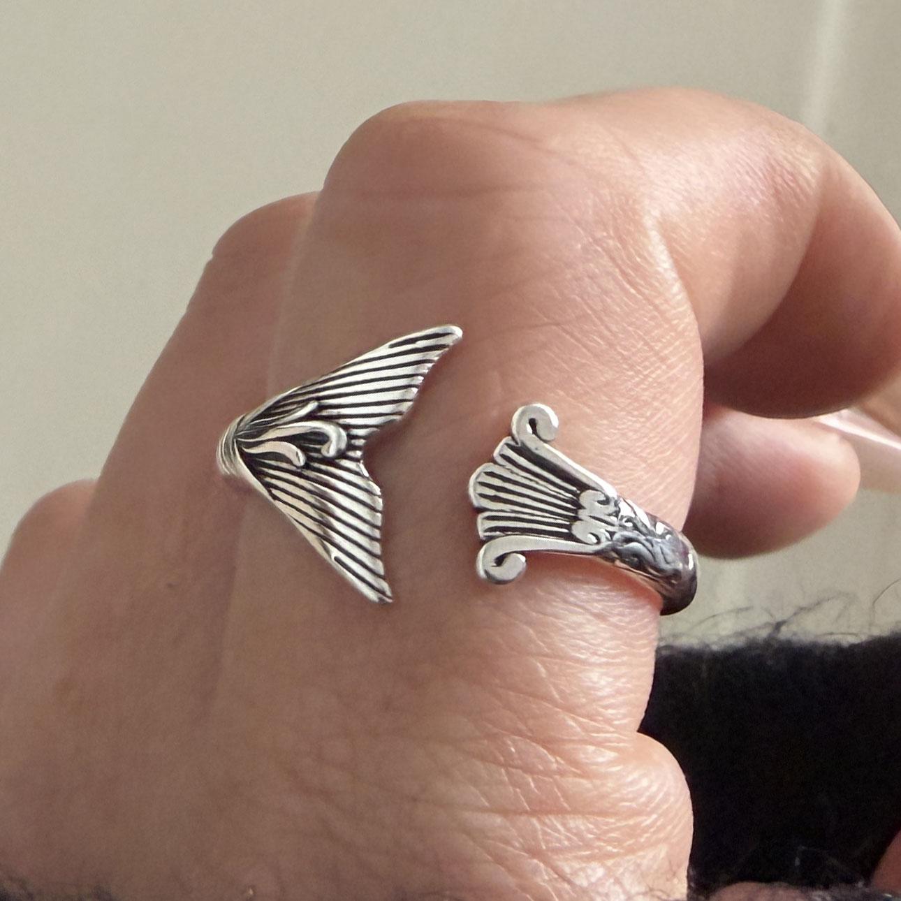 BF CLUB 925 แหวนสเตอร์ลิงสำหรั - Statement Cocktail Ring บทวิจารณ์และราคา