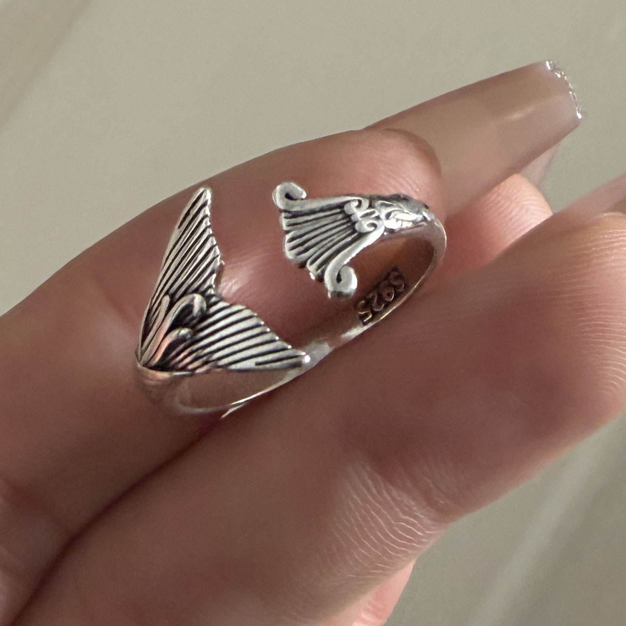 BF CLUB 925 แหวนสเตอร์ลิงสำหรั - Statement Cocktail Ring บทวิจารณ์และราคา