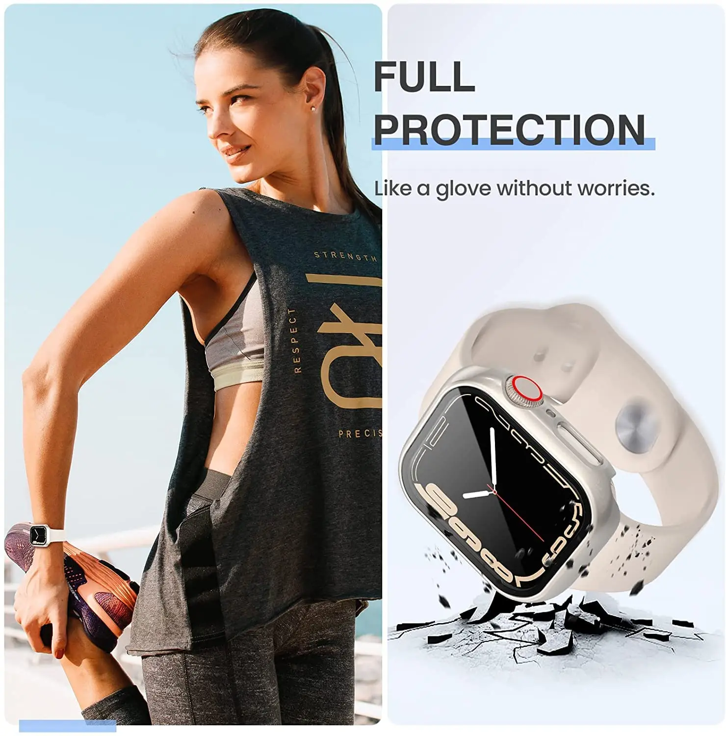 3 แพ็คกระจกนิรภัยสำหรับแอปเปิ้ - Jewelry Smart Watches บทวิจารณ์และราคา