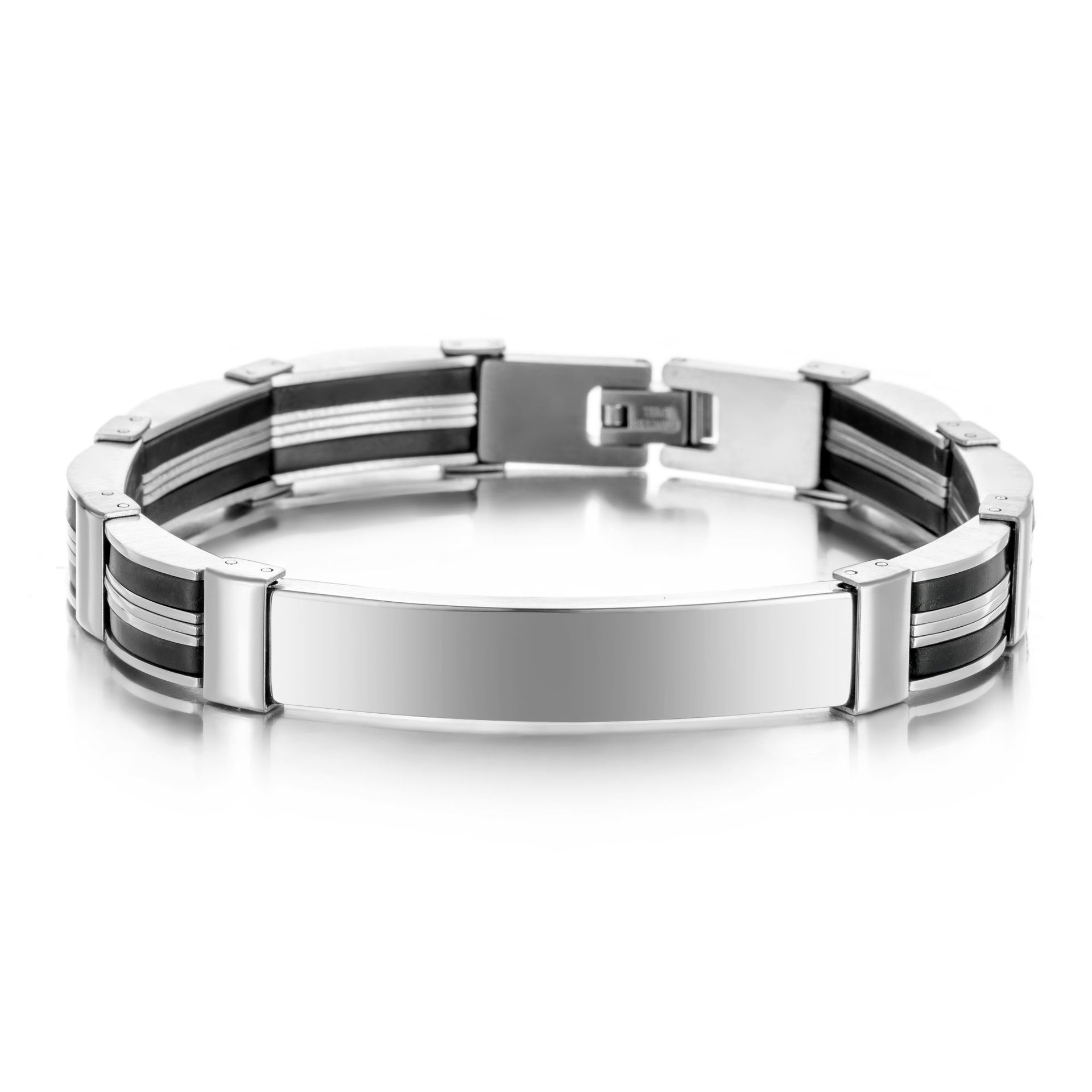 กำไลข้อมือสแตนเลสสตีลแบบพังก์ส - Jewelry Watches Men บทวิจารณ์และราคา