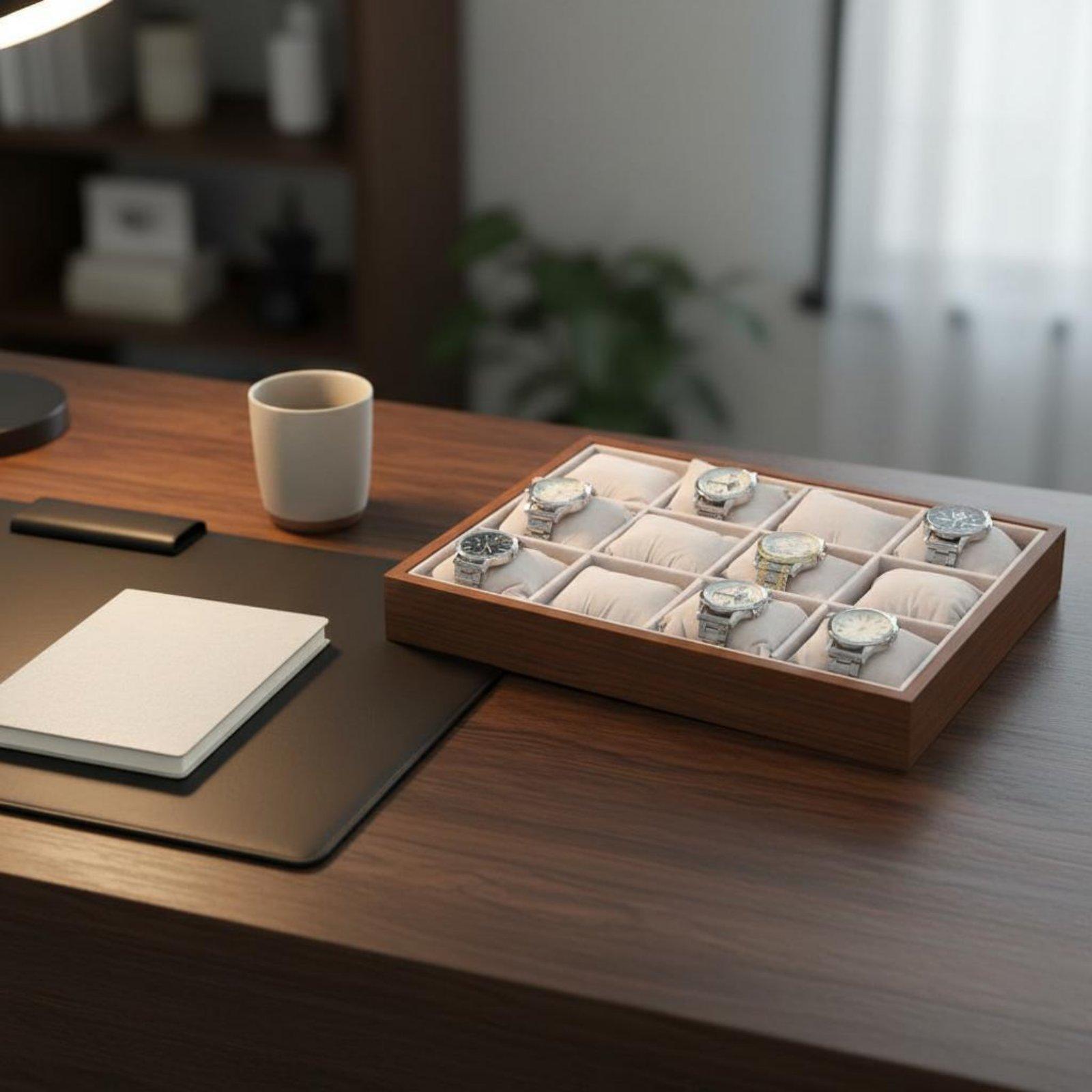 กล่องใส่นาฬิกาและเครื่องประดับ - Watch Display Box บทวิจารณ์และราคา