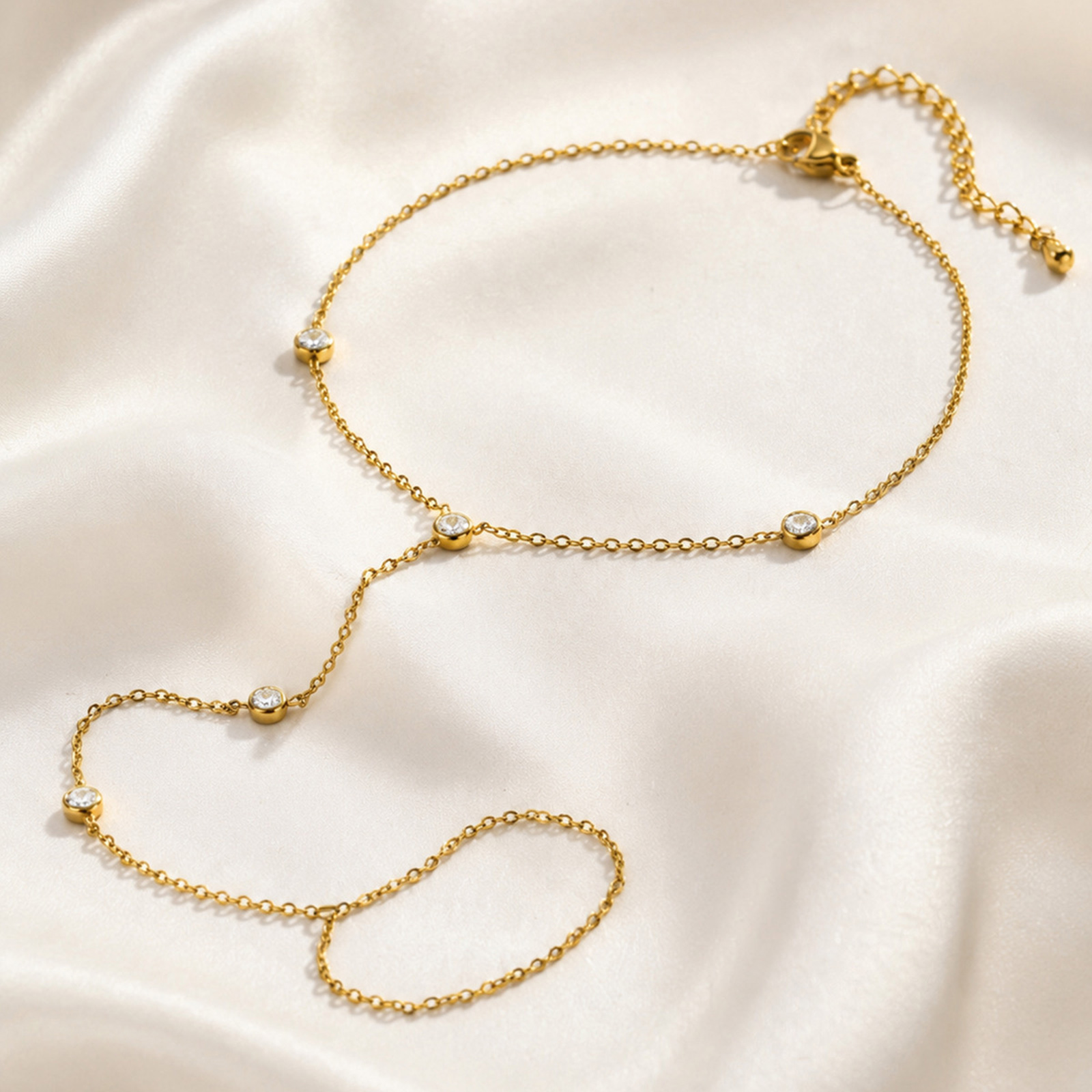กำไลข้อเท้าสแตนเลสสตีลประดับเพ - Jc Jewelry & Watches บทวิจารณ์และราคา