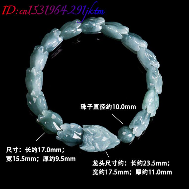 กำไลหยกพม่าสีน้ำเงินแกะสลักลาย - Jewelry & Watches Sp Z Oo Ul Frezerów 3 บทวิจารณ์และราคา