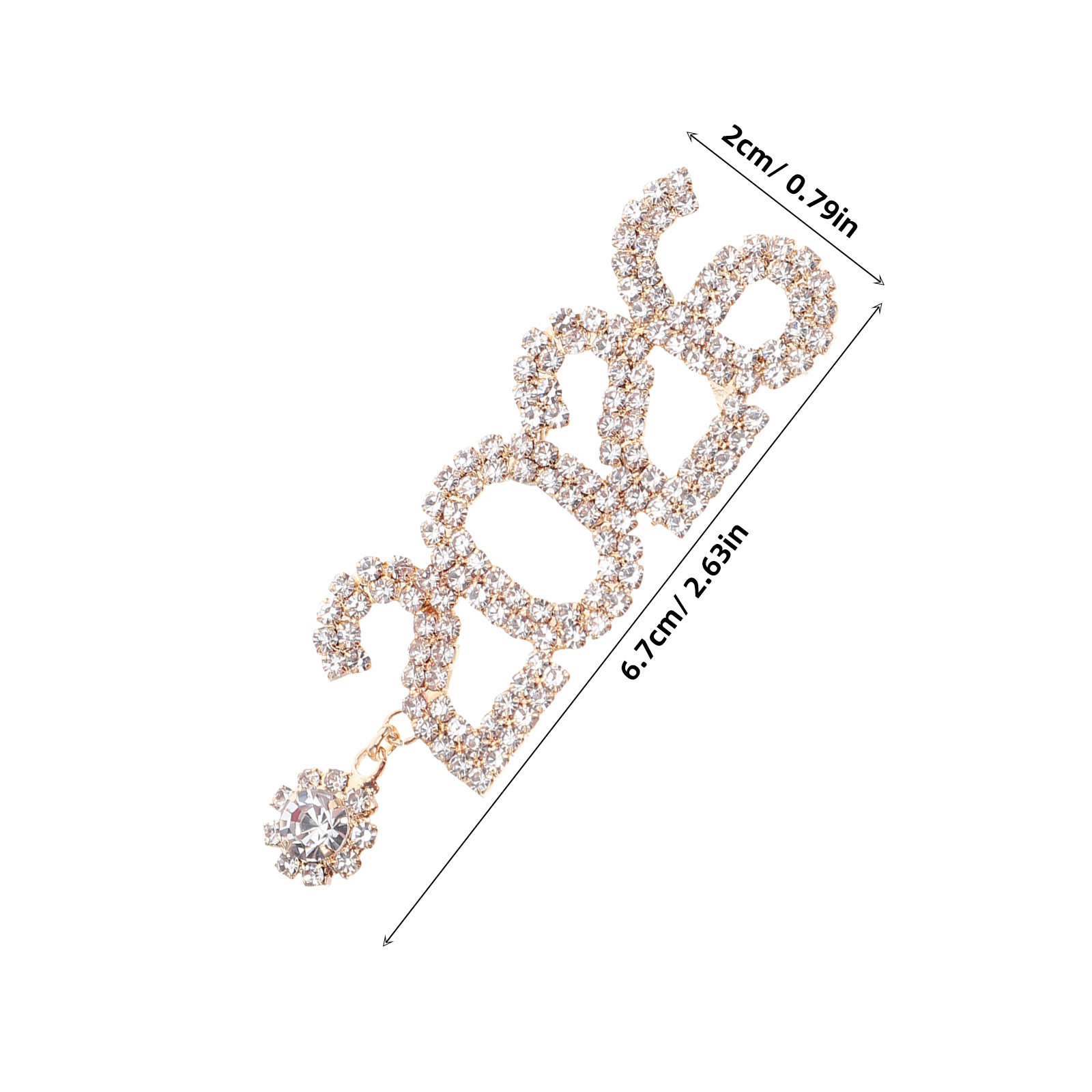 ต่างหูห้อยประดับเพชรเทียมรูปตั - Eve Jewelry & Watches Distribuidor Oficial Rolex Buenos Aires บทวิจารณ์และราคา