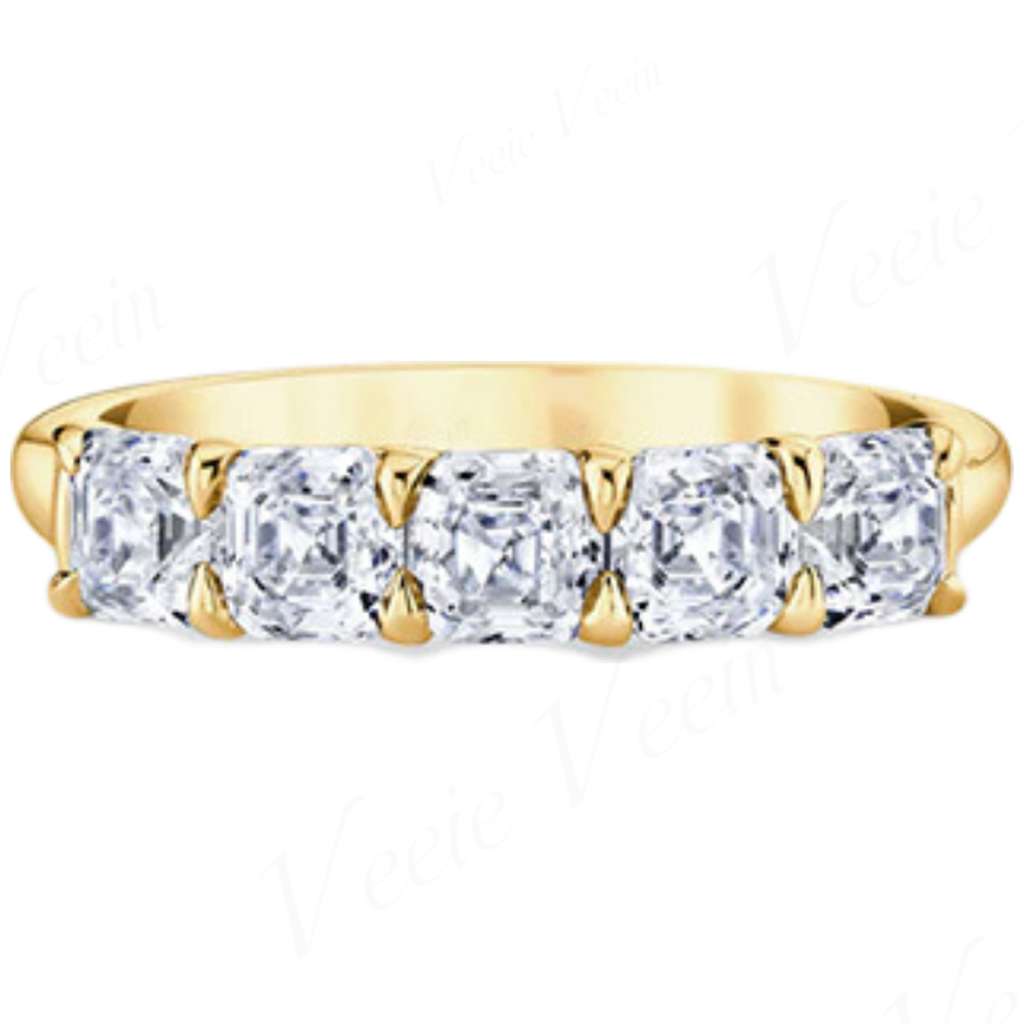 แหวนเพชรโมอิสซาไนต์ 30pt/50pt  - Sterling Silver Ring บทวิจารณ์และราคา
