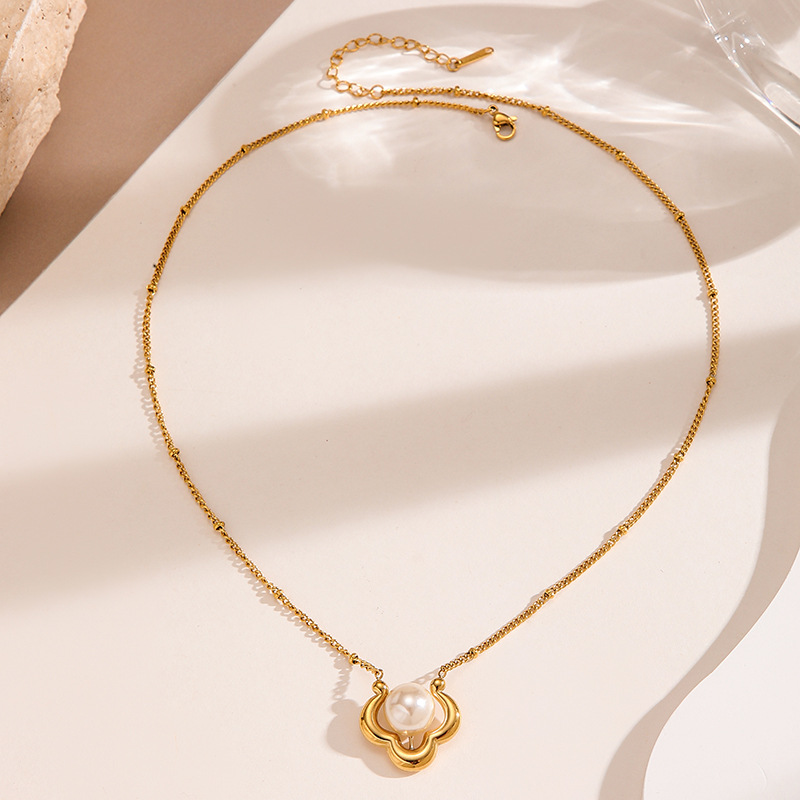 สร้อยคอจี้มุกเมฆมงคลสไตล์จีนสำ - Crystal Choker Necklace บทวิจารณ์และราคา
