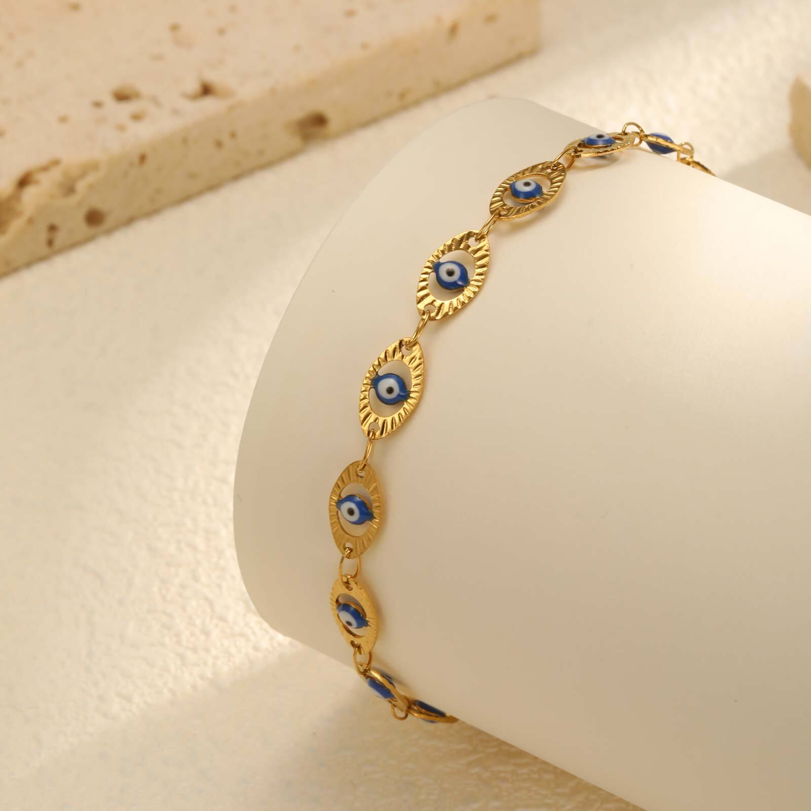 สร้อยข้อเท้าลายตาปีศาจสำหรับผู - Jc Jewelry & Watches บทวิจารณ์และราคา