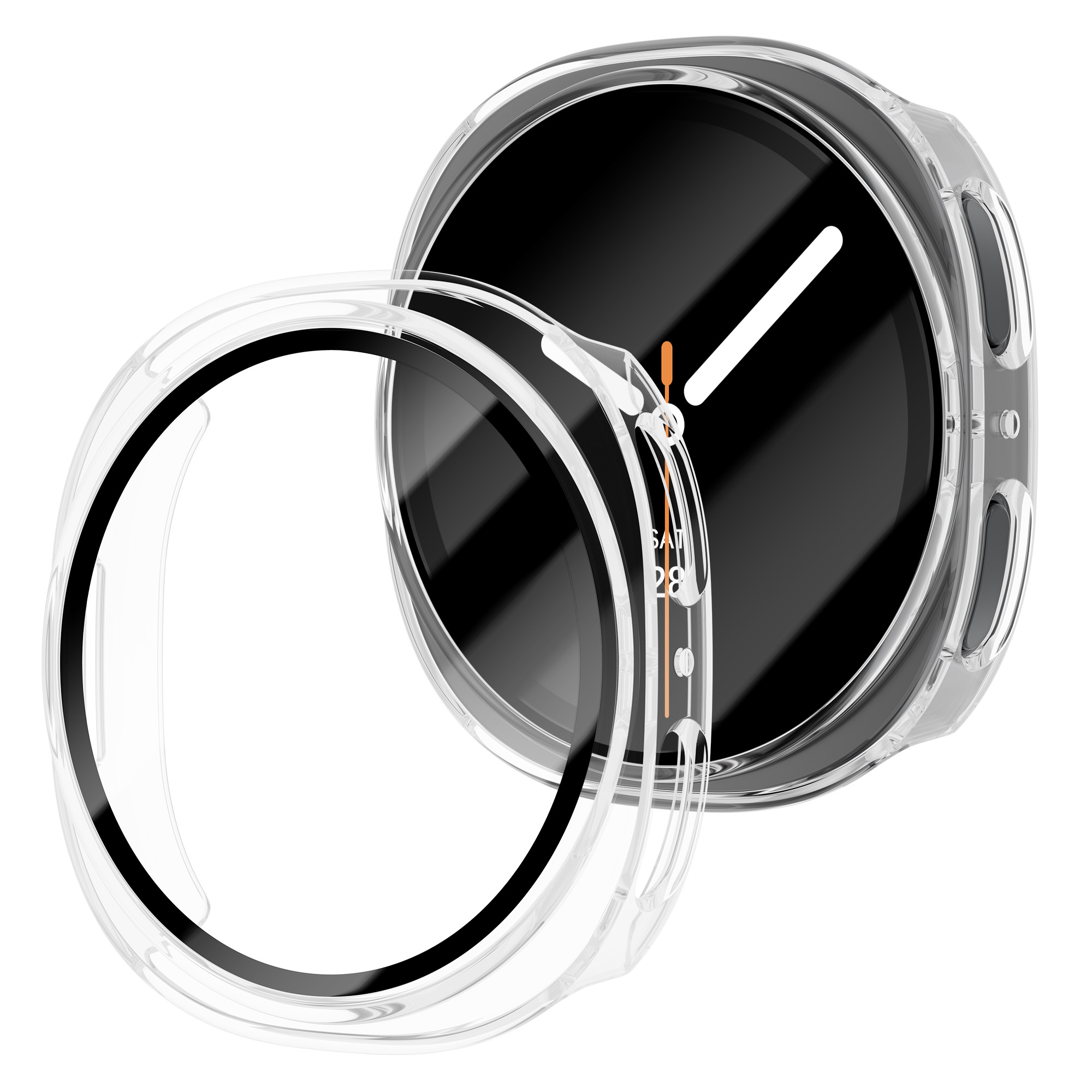กระจกนิรภัย + PC สําหรับ Samsu - Jewelry Smart Watches บทวิจารณ์และราคา
