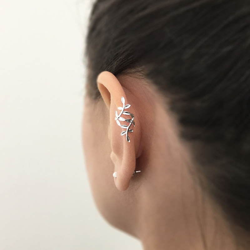 1PC ชุบ 24K Gold Vintage Creat - Ear Cuff No Piercing บทวิจารณ์และราคา